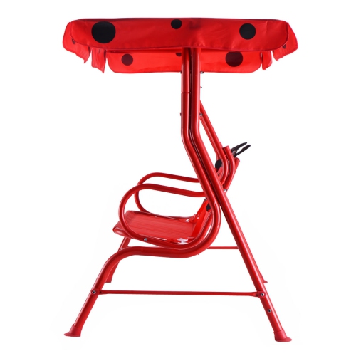 2 Person Kids Patio Swing Porch Bench with Canopy