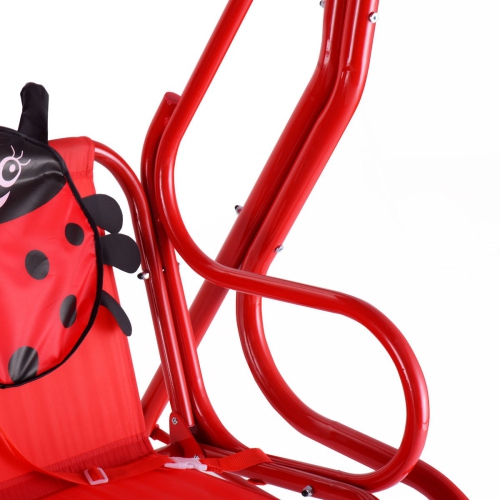 2 Person Kids Patio Swing Porch Bench with Canopy