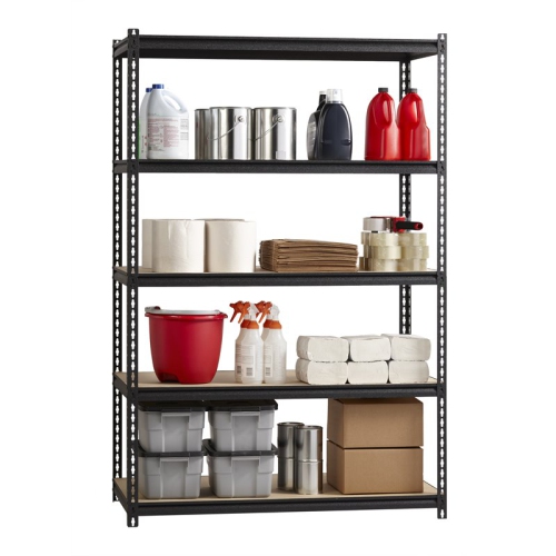 SCRANTON & CO  2300 24" X 48" X 72" 5 Shelf Storage Unit In In Black