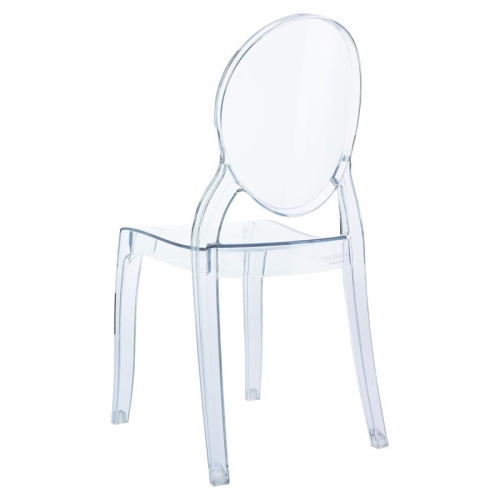 Compamia Siesta Baby Elizabeth Kids Chair in Transparent Clear