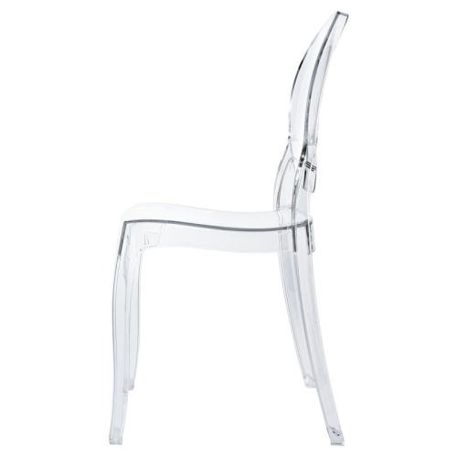 Compamia Siesta Baby Elizabeth Kids Chair in Transparent Clear