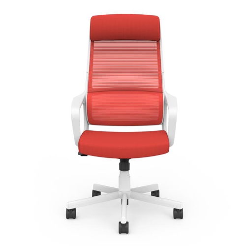 FURNITURE OF AMERICA  Tilah Metal And Mesh Adjustable Office Chair In Red