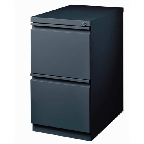 Value Pack 2 Drawer Mobile File Cabinet in Charcoal