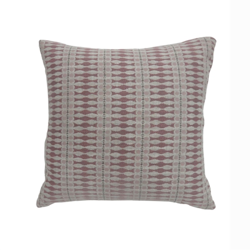 Furniture of America Plenley Fabric Small Throw Pillow in Red