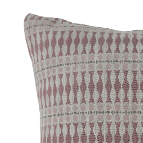 Furniture of America Plenley Fabric Small Throw Pillow in Red