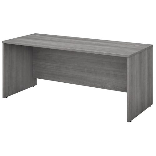 Studio C 72W x 30D Office Desk in Platinum Gray - Engineered Wood