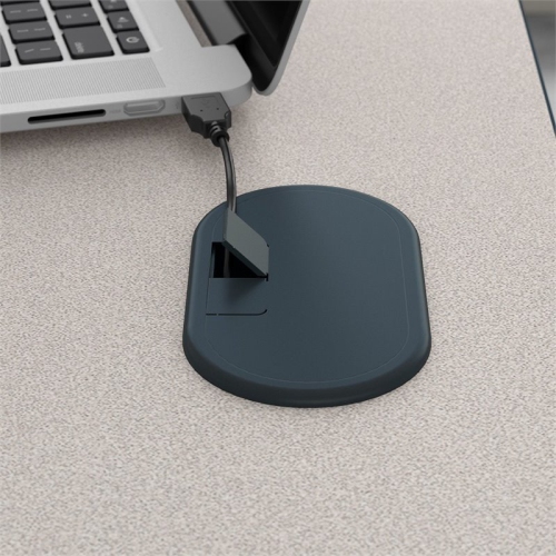 Scranton & Co 72" Desk with Mobile File Cabinet in Slate