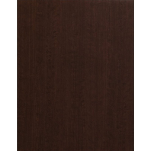 Series C 72"W Office Desk with Bookcase and File Cabinets in Mocha Cherry