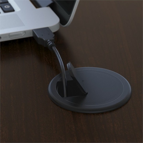 Scranton & Co Mobile Pedestal in Mocha Cherry