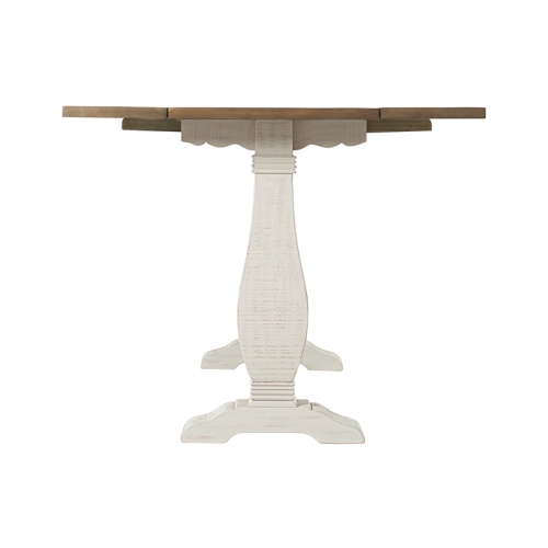 Martin Svensson Home Napa Solid Wood Flip Top Sofa Table White Stain and Natural