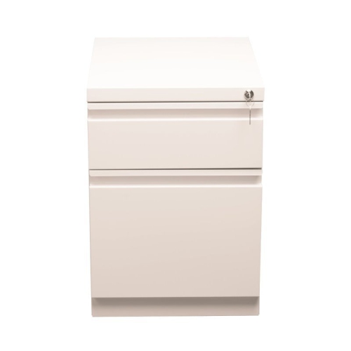 Scranton & co 2 drawer steel mobile file cabinet in deals pure white