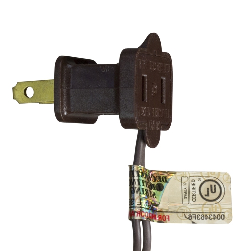 35 White LED Mini Christmas Lights - 11.25 ft Brown Wire