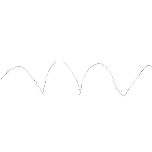 100 Pure White LED Micro Fairy Lights - 16.25 ft Copper Wire