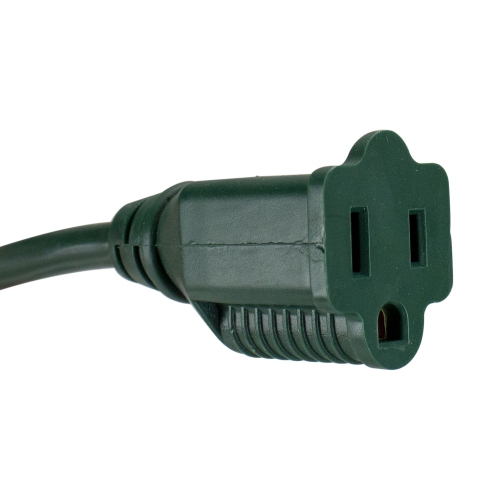 100ft Green 3-Prong Outdoor Extension Power Cord