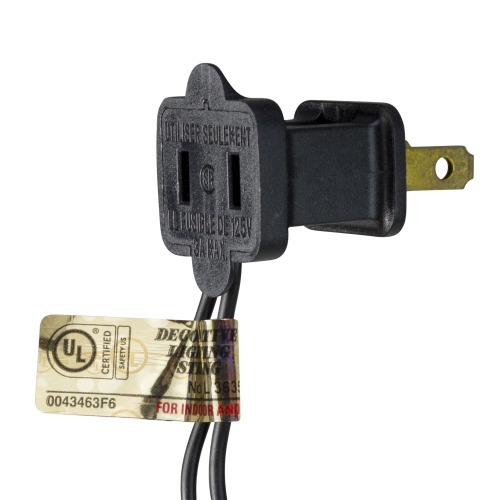 10-Count Clear G50 Globe Christmas Light Set - 9ft Black Wire