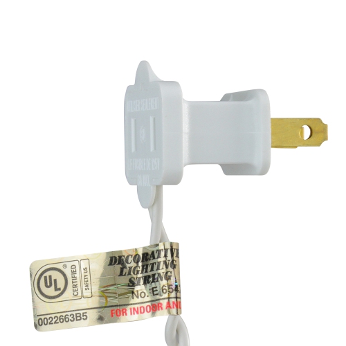 100-Count Red, White, Blue 4th of July Mini Light Set, 20ft White Wire