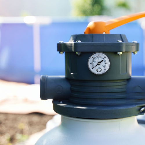 2" Side Mount Filter Pressure Gauge