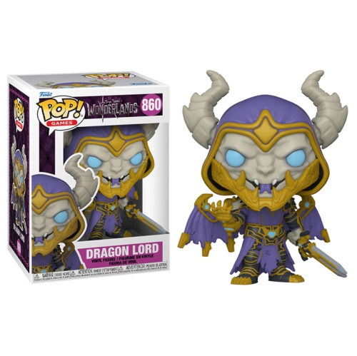 Image 1 de 1.. Figurine Pop! De Funko Jeux Tiny Tina's Wonderlands 3 figurine en vinyle Dragon Lord #860