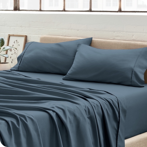 Bare Home 100% Organic Cotton Pillowcase Set - Smooth Sateen Weave - Warm & Luxurious