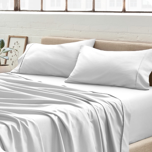 Bare Home 100% Organic Cotton Pillowcase Set - Smooth Sateen Weave - Warm & Luxurious