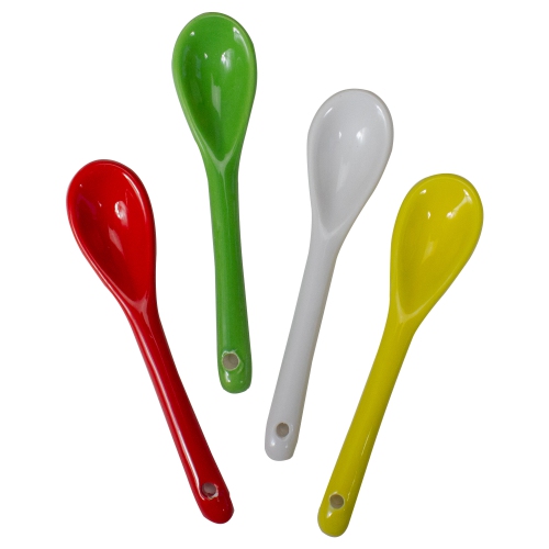 4 Piece Ceramic Multi Purpose Containers with Chalkboard Front