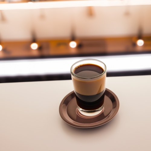 Set of 4 Stainless Steel Copper Finish Tabletop Coasters - 3.75"