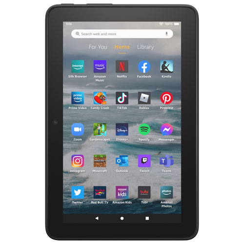 Tablette 7 po 16 Go FireOS Amazon Fire 7 avec processeur quadruple coeur MTK/MT8168 - Noir
