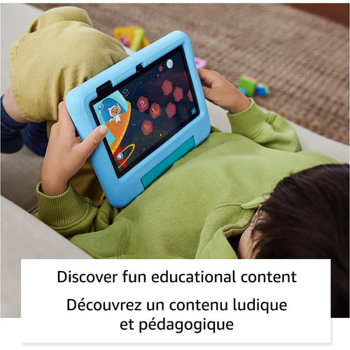 Amazon Fire 7 Kids Edition 7" 16GB FireOS Tablet with MTK/MT8168 4-Core Processor - Purple