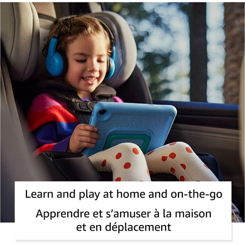 Tablette 7 po 16 Go FireOS Fire 7 Kids (2022) d'Amazon à processeur quadruple coeur MTK/MT8168 - Violet