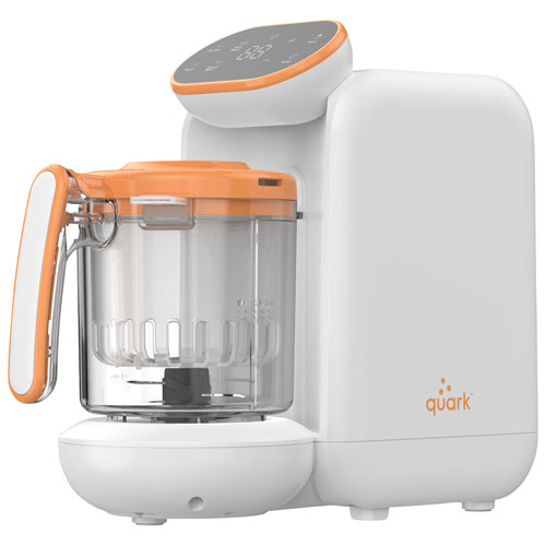 Quark Quook 5-In-1 Baby Food Processor - White/Orange