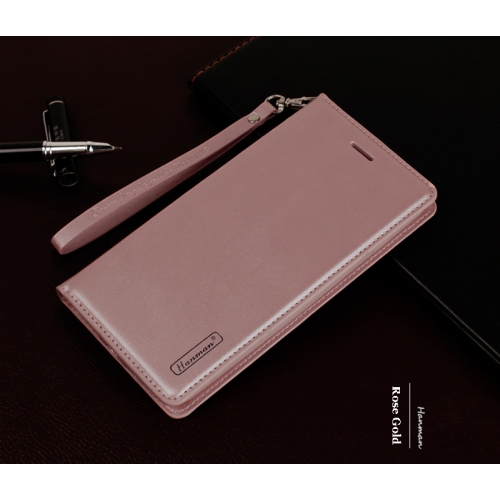 Image 1 of 1.. For Huawei P20 Pro Rose Gold Luxury Shockproof Hanman Wallet Leather Flip Case Cover