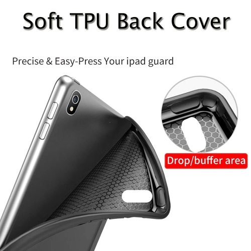 Étui folio en cuir magnétique intelligent pour iPad de 12,9 4th 5th 6th génération d'Apple - Rose doré