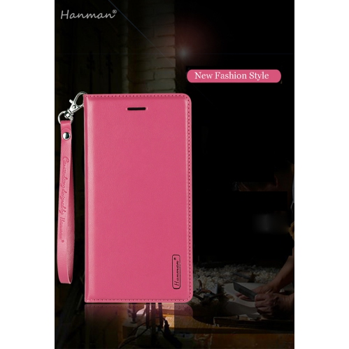 For Huawei P20 Pro Hot Pink Luxury Shockproof Hanman Wallet Leather Flip Case Cover