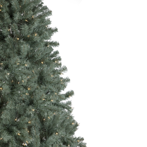 7.5' Pre-Lit Colorado Blue Spruce Artificial Christmas Tree, Clear Lights