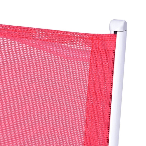 3 Pieces Patio Folding Bistro Set for Balcony or Outdoor Space-Red