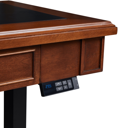 KOBLE Danee 60"W Adjustable Standing Desk - Brown