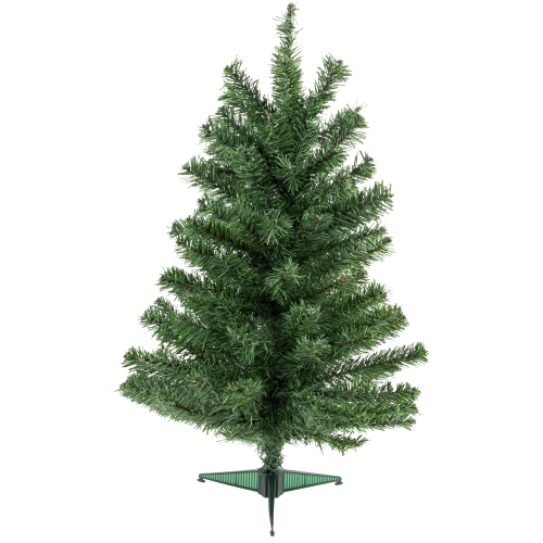 24" Traditional Mini Pine Artificial Christmas Tree, Unlit