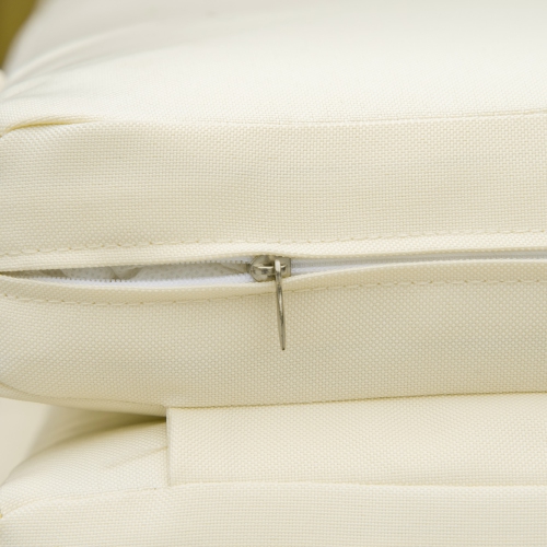 Outsunny Wooden Folding Chaise Lounge, Outdoor Chaise Lounge Chair, Garden Reclining Tanning Chair with 4 Adjustable Back Soft Cushions, Green