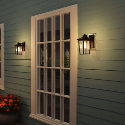 Modern 1-Light Single Squared Outdoor Wall Lantern