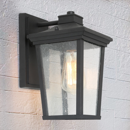 Modern 1-Light Single Squared Outdoor Wall Lantern