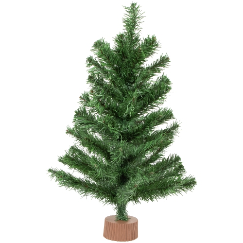 NORTHLIGHT  24" Mini Pine Medium Artificial Christmas Tree, Unlit