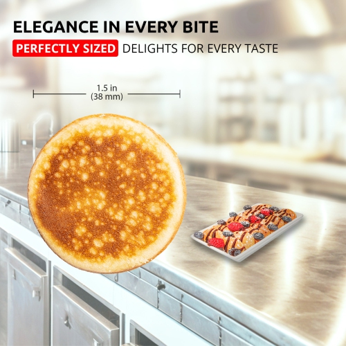 AP-541 Mini Dutch Pancake Maker | Round Poffertjes Iron | Holland Pancakes | Nonstick Poffertjes Baking Machine | 110V