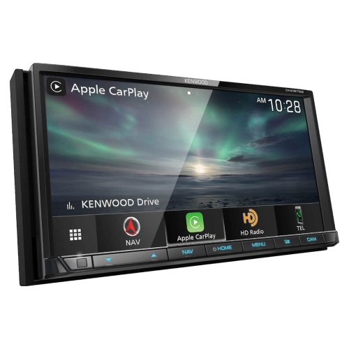 Kenwood DNR876S Récepteur Multimédia Numérique et Navigation avec Bluetooth, Radio HD et Moniteur 6.95 '', Pour voiture, Noir