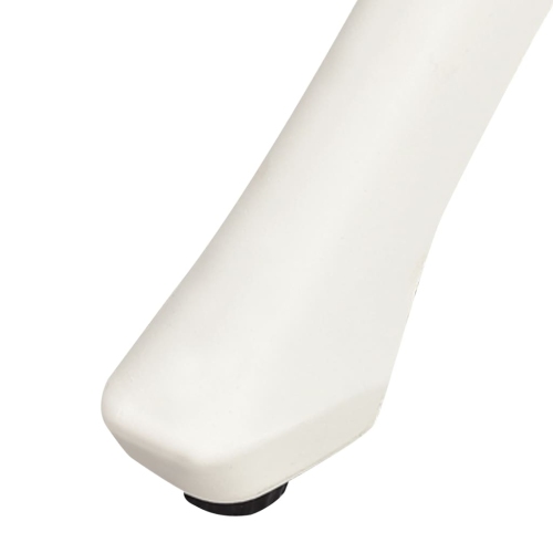 vidaXL Patio Table White 35.4"x35.4"x28.7" Cast Aluminum