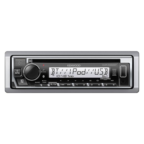 Kenwood KMR-D382BT Marine CD-Receiver with Bluetooth & Conformal Coating