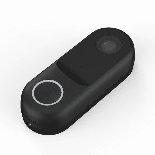 GUSH Smart Door Bell with 145° Wide View Circle Design, AC Power Supply