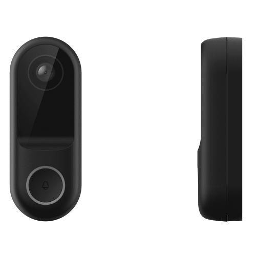 GUSH Smart Door Bell with 145° Wide View Circle Design, AC Power Supply