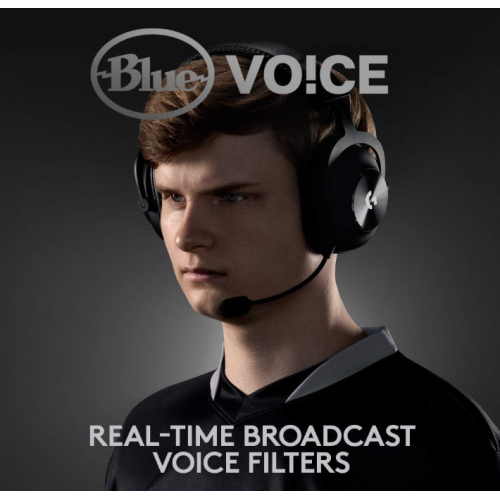 Refurbished - Logitech G PRO X Wireless Lightspeed Gaming Headset with Blue VO!CE Mic Filter Tech-981-000906