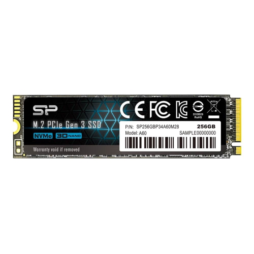 Silicon Power 256GB PCIe M.2 NVMe 1600MB/s Blue Internal Solid State Drive