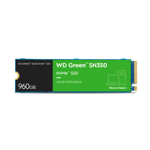 WD Green SN350 WDS960G2G0C 960 GB Solid State Drive - M.2 2280 Internal - PCI Express NVMe